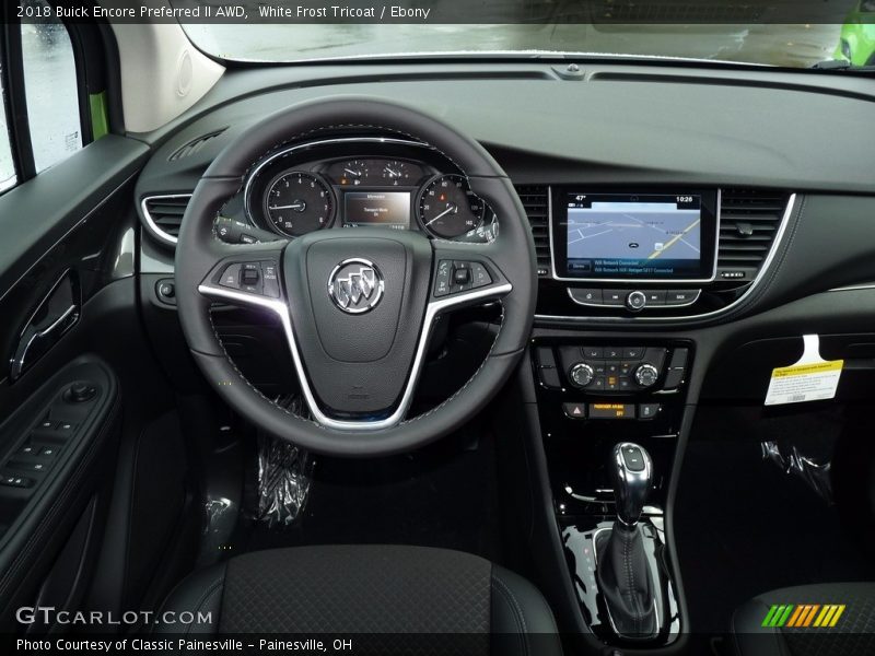 White Frost Tricoat / Ebony 2018 Buick Encore Preferred II AWD