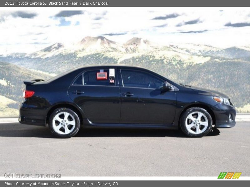 Black Sand Pearl / Dark Charcoal 2012 Toyota Corolla S