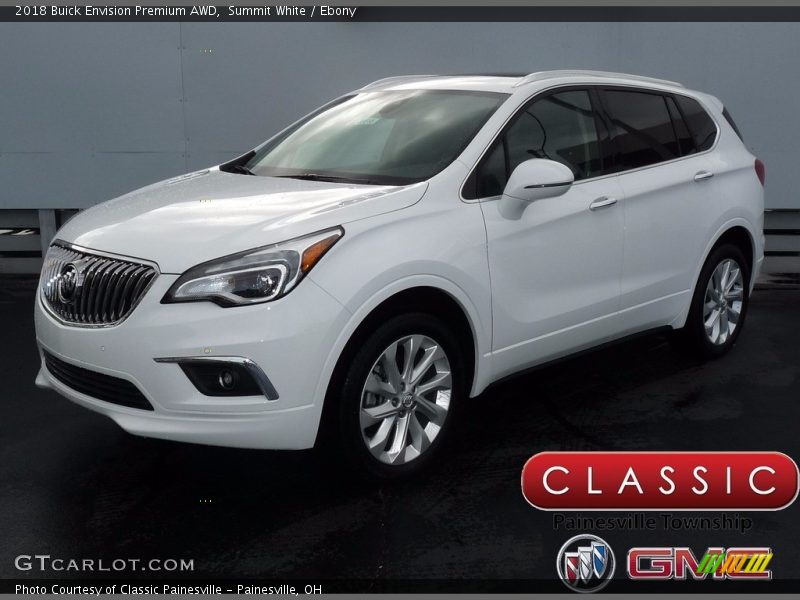 Summit White / Ebony 2018 Buick Envision Premium AWD