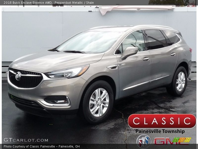 Pepperdust Metallic / Shale 2018 Buick Enclave Essence AWD