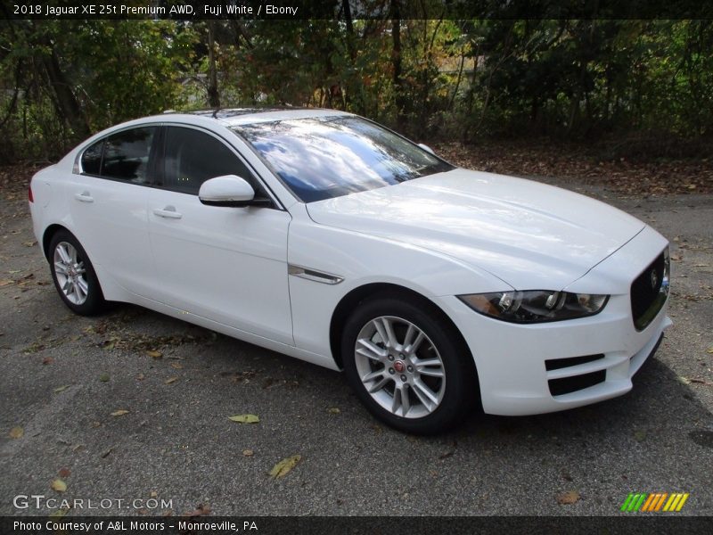 Fuji White / Ebony 2018 Jaguar XE 25t Premium AWD