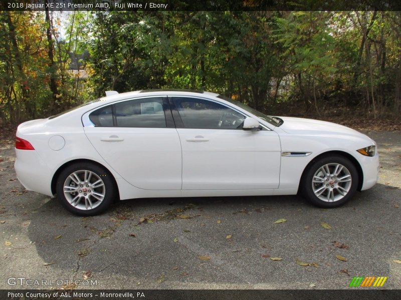 Fuji White / Ebony 2018 Jaguar XE 25t Premium AWD