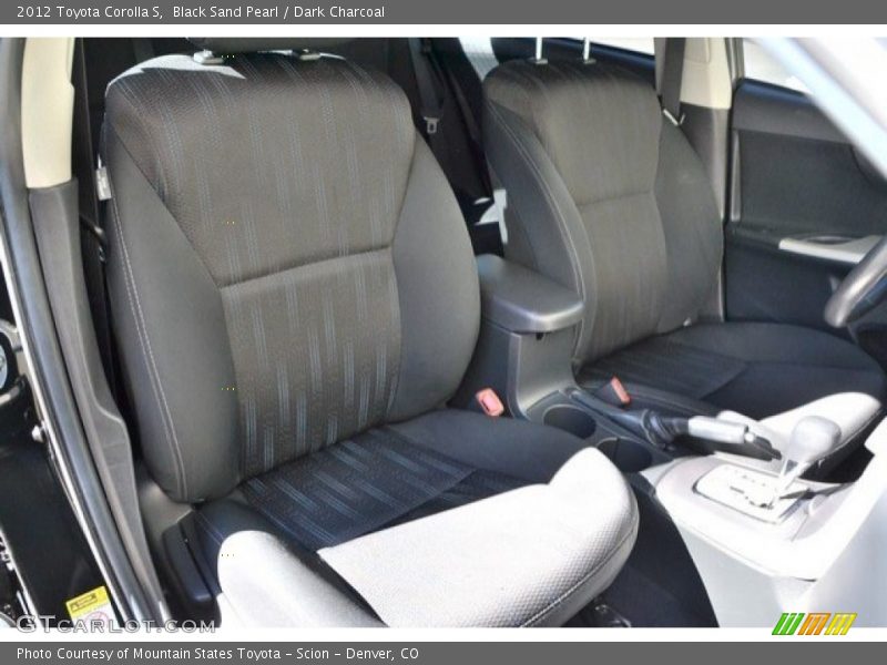 Black Sand Pearl / Dark Charcoal 2012 Toyota Corolla S