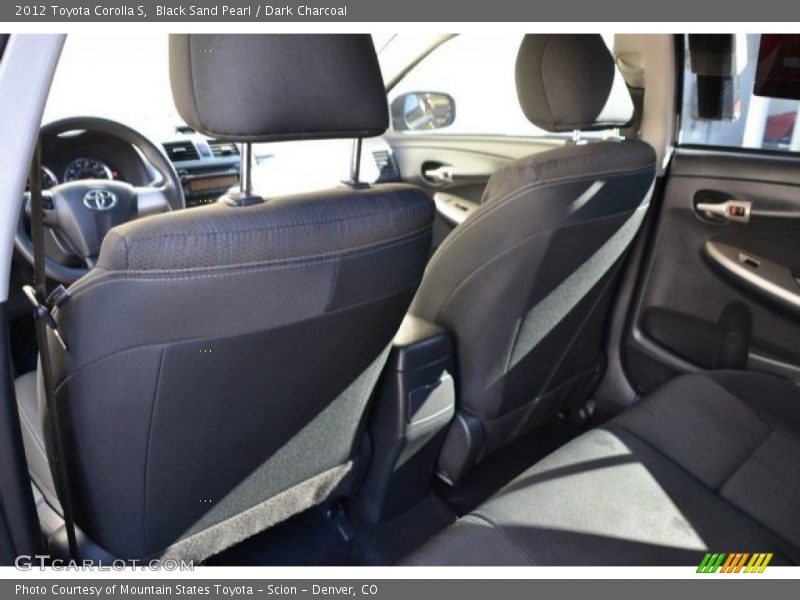 Black Sand Pearl / Dark Charcoal 2012 Toyota Corolla S