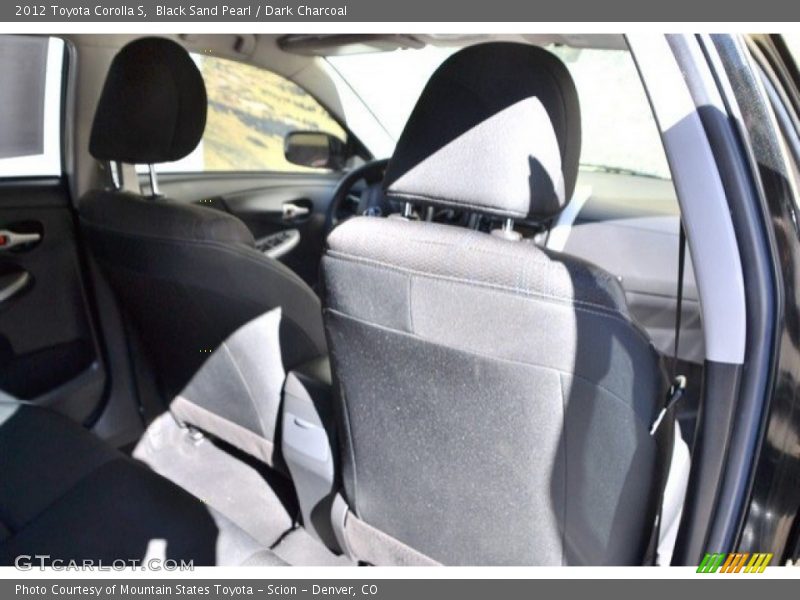 Black Sand Pearl / Dark Charcoal 2012 Toyota Corolla S