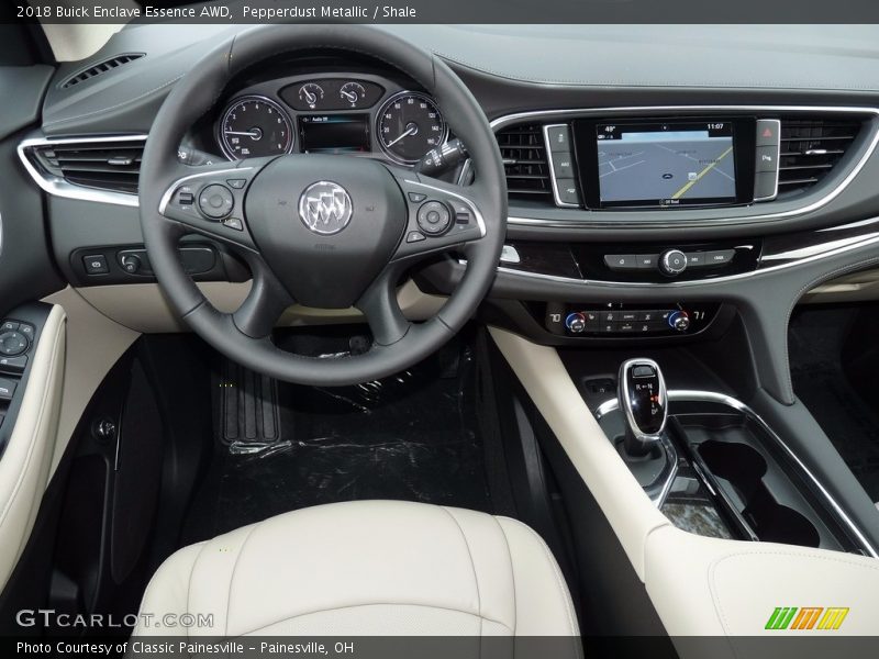 Pepperdust Metallic / Shale 2018 Buick Enclave Essence AWD