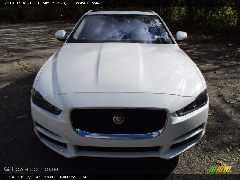 Fuji White / Ebony 2018 Jaguar XE 25t Premium AWD