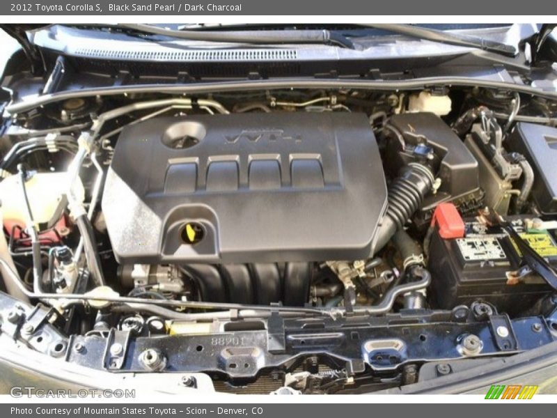 Black Sand Pearl / Dark Charcoal 2012 Toyota Corolla S