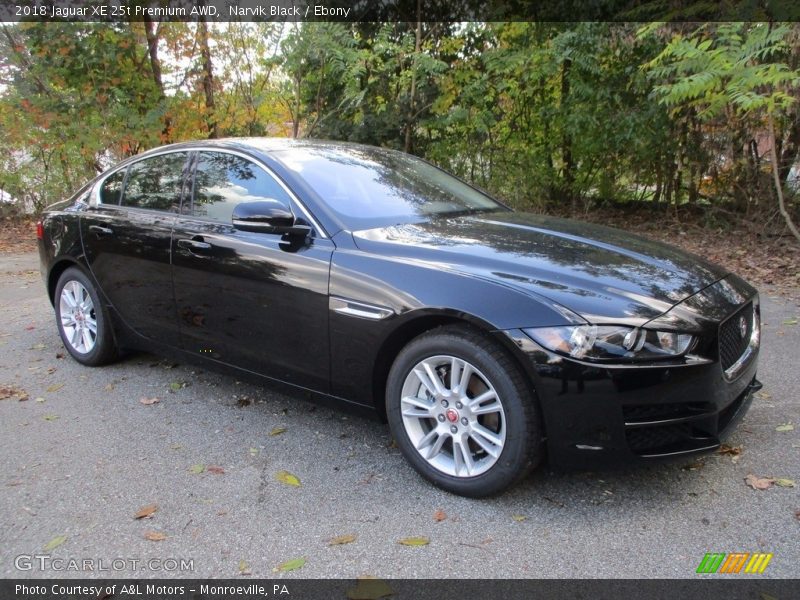 Narvik Black / Ebony 2018 Jaguar XE 25t Premium AWD