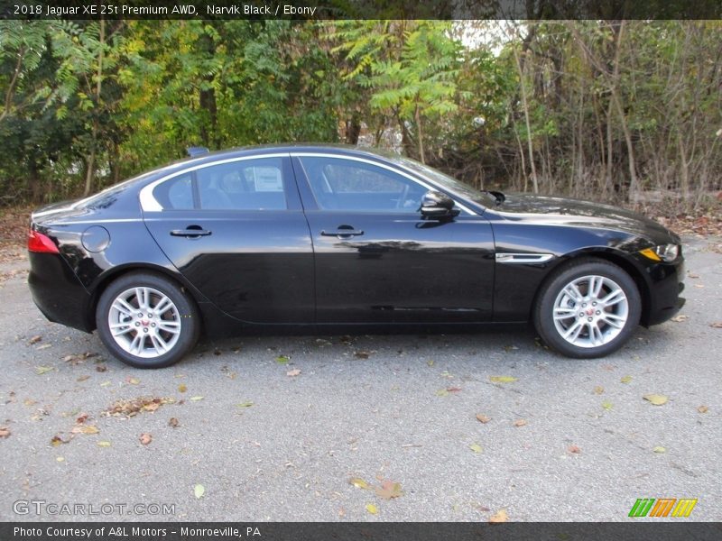 Narvik Black / Ebony 2018 Jaguar XE 25t Premium AWD