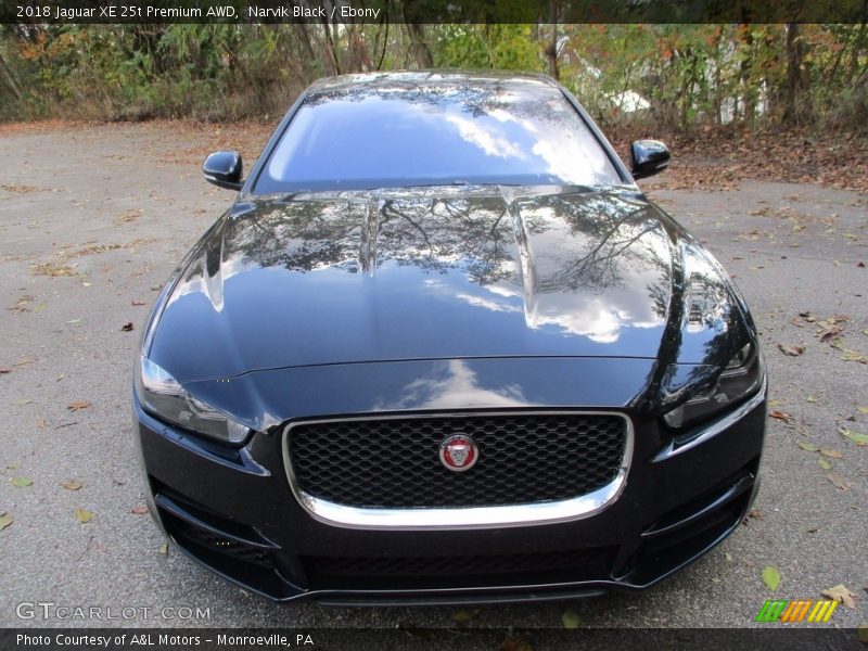 Narvik Black / Ebony 2018 Jaguar XE 25t Premium AWD
