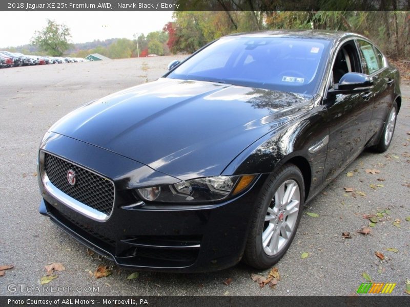 Narvik Black / Ebony 2018 Jaguar XE 25t Premium AWD