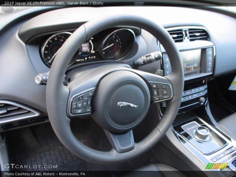Narvik Black / Ebony 2018 Jaguar XE 25t Premium AWD