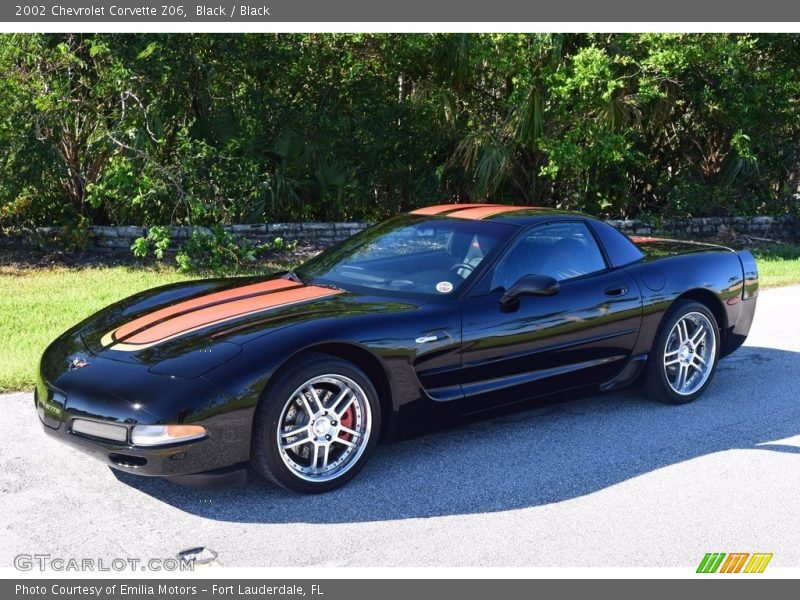 Black / Black 2002 Chevrolet Corvette Z06