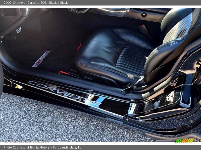 Black / Black 2002 Chevrolet Corvette Z06