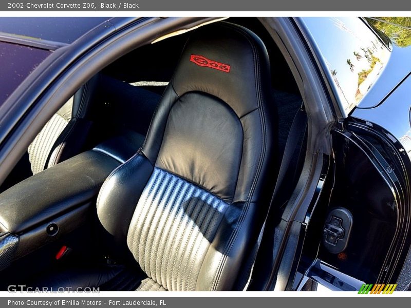 Black / Black 2002 Chevrolet Corvette Z06