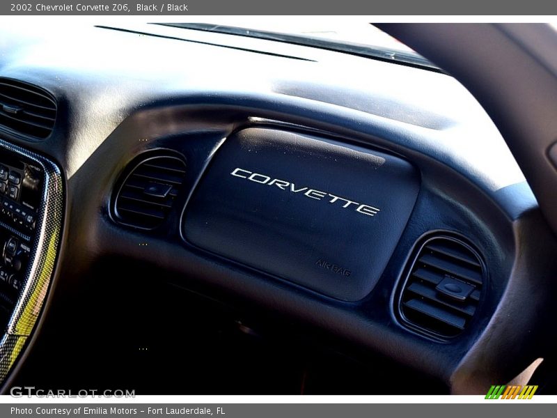 Black / Black 2002 Chevrolet Corvette Z06