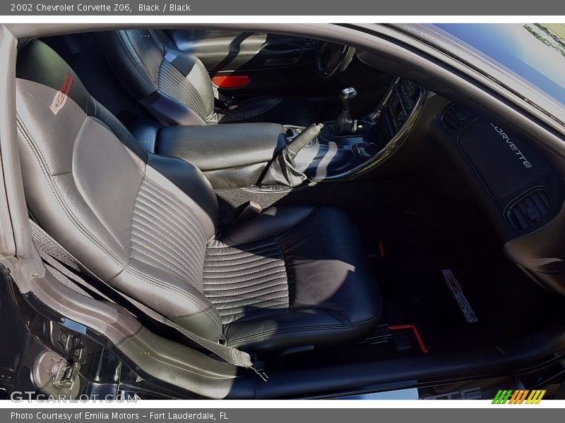 Black / Black 2002 Chevrolet Corvette Z06