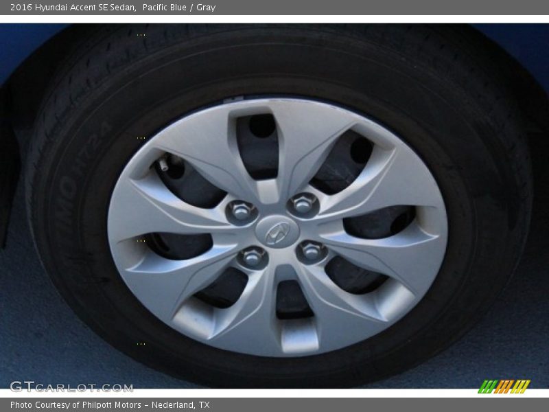Pacific Blue / Gray 2016 Hyundai Accent SE Sedan