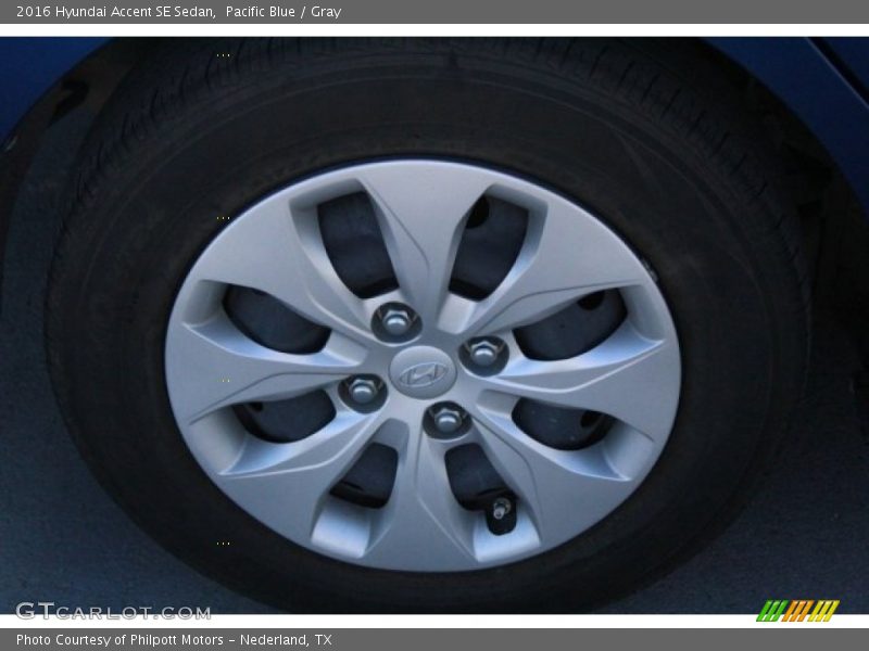 Pacific Blue / Gray 2016 Hyundai Accent SE Sedan