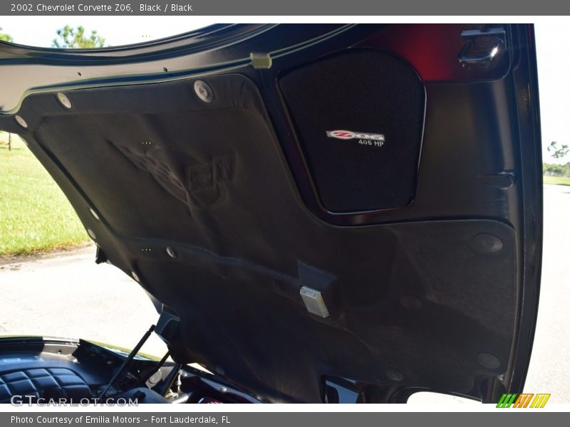 Black / Black 2002 Chevrolet Corvette Z06