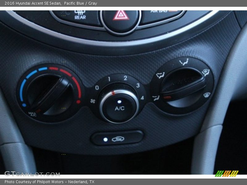 Pacific Blue / Gray 2016 Hyundai Accent SE Sedan