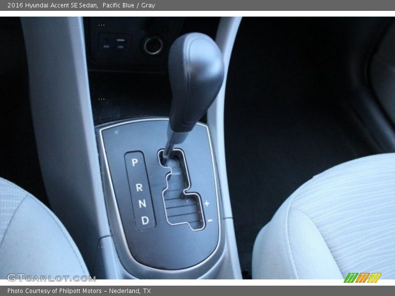 Pacific Blue / Gray 2016 Hyundai Accent SE Sedan