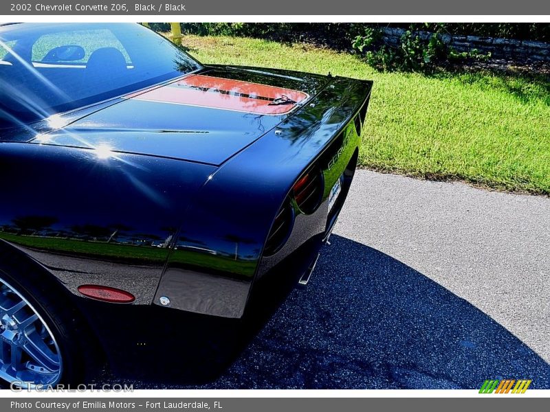 Black / Black 2002 Chevrolet Corvette Z06