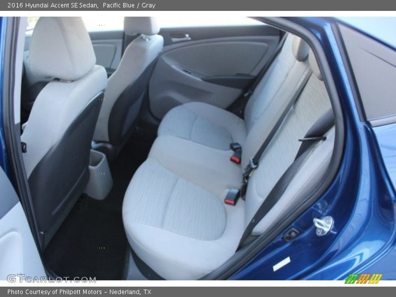 Pacific Blue / Gray 2016 Hyundai Accent SE Sedan