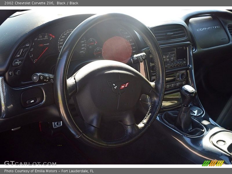 Black / Black 2002 Chevrolet Corvette Z06