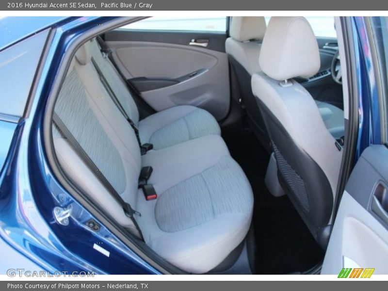 Pacific Blue / Gray 2016 Hyundai Accent SE Sedan