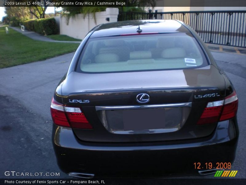 Smokey Granite Gray Mica / Cashmere Beige 2009 Lexus LS 460 L