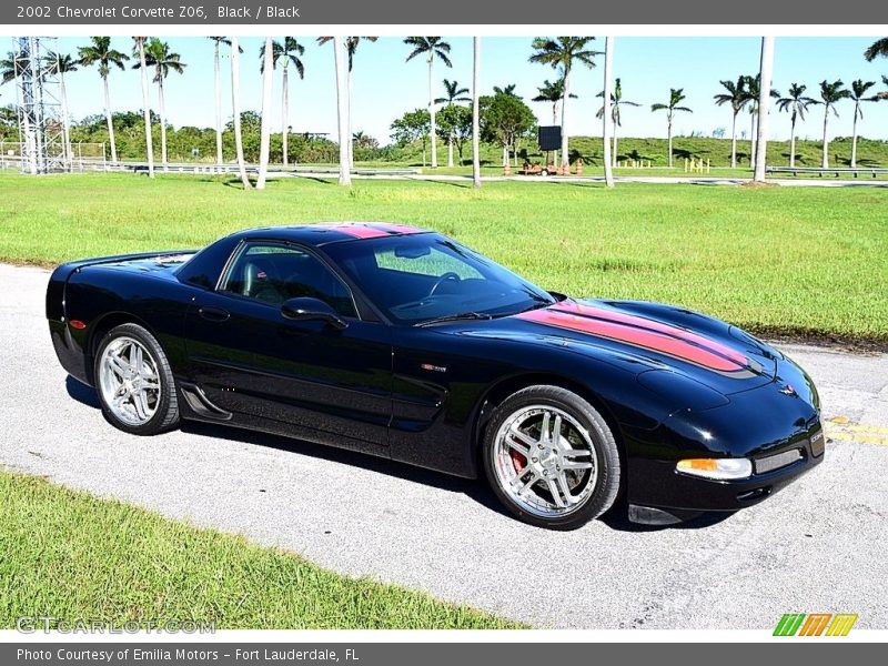 Black / Black 2002 Chevrolet Corvette Z06