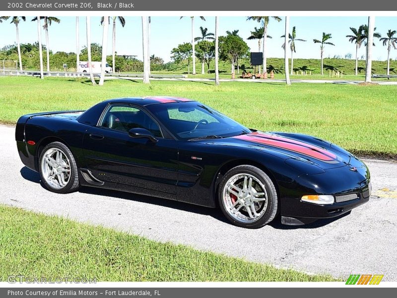 Black / Black 2002 Chevrolet Corvette Z06