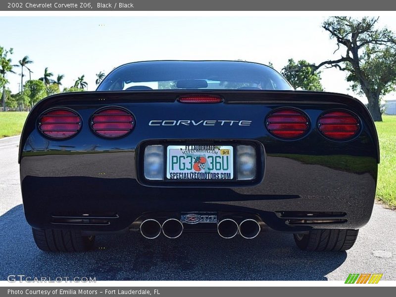 Black / Black 2002 Chevrolet Corvette Z06