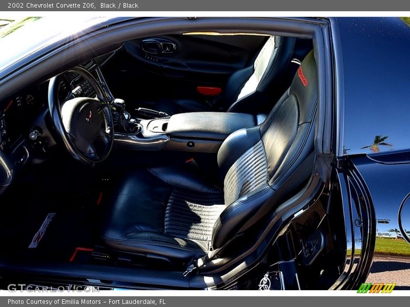 Black / Black 2002 Chevrolet Corvette Z06