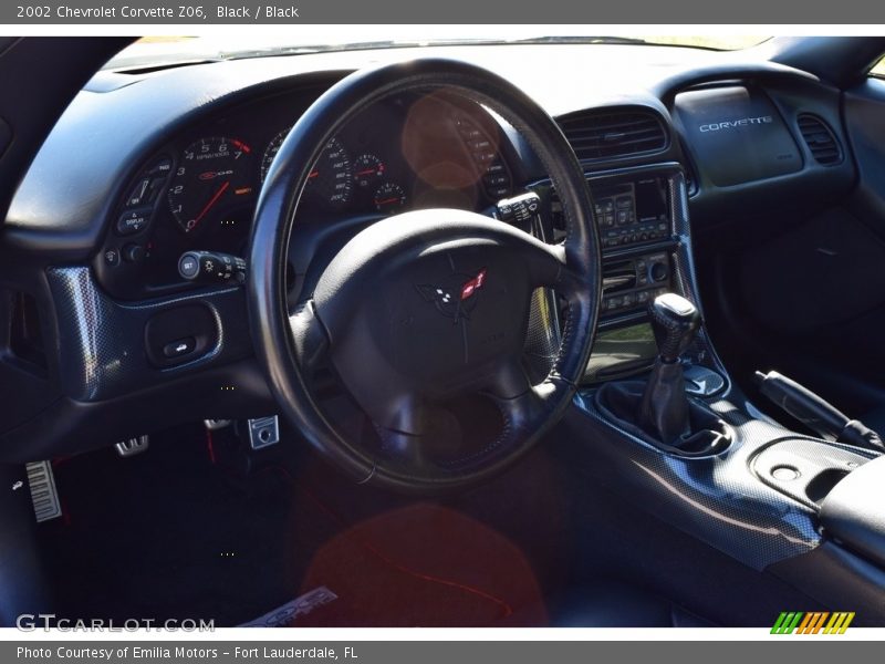 Black / Black 2002 Chevrolet Corvette Z06
