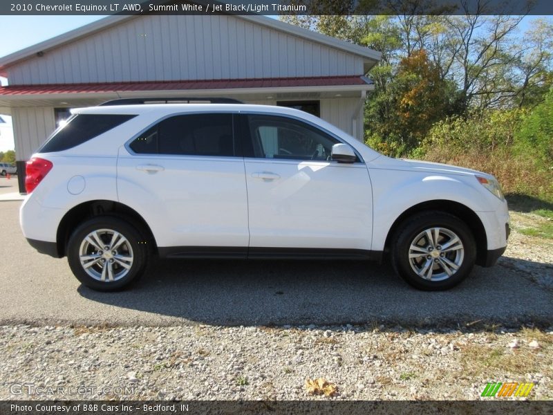 Summit White / Jet Black/Light Titanium 2010 Chevrolet Equinox LT AWD