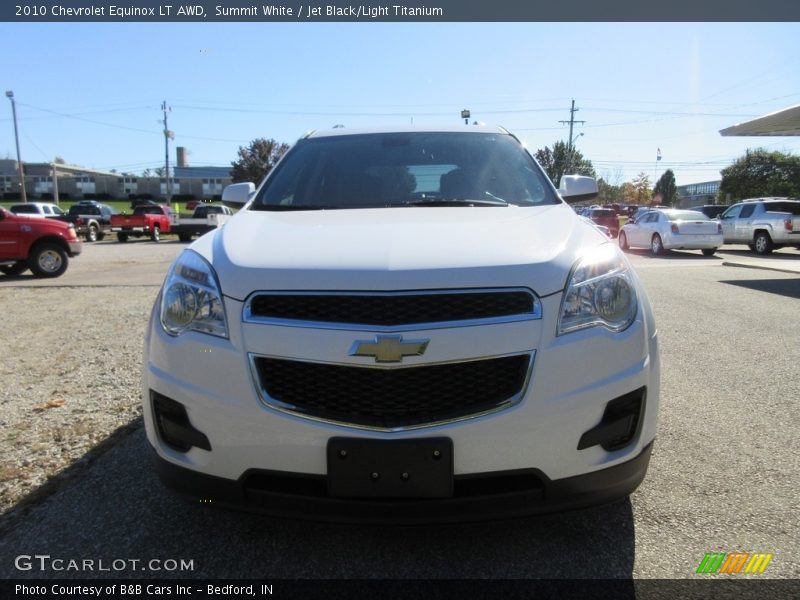 Summit White / Jet Black/Light Titanium 2010 Chevrolet Equinox LT AWD