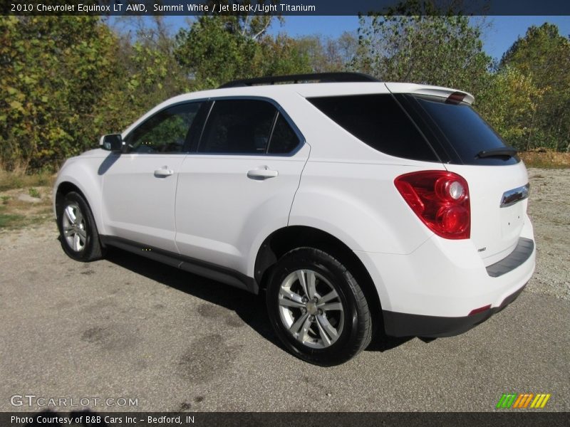 Summit White / Jet Black/Light Titanium 2010 Chevrolet Equinox LT AWD
