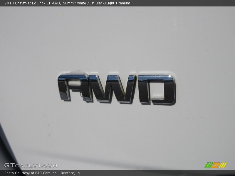 Summit White / Jet Black/Light Titanium 2010 Chevrolet Equinox LT AWD