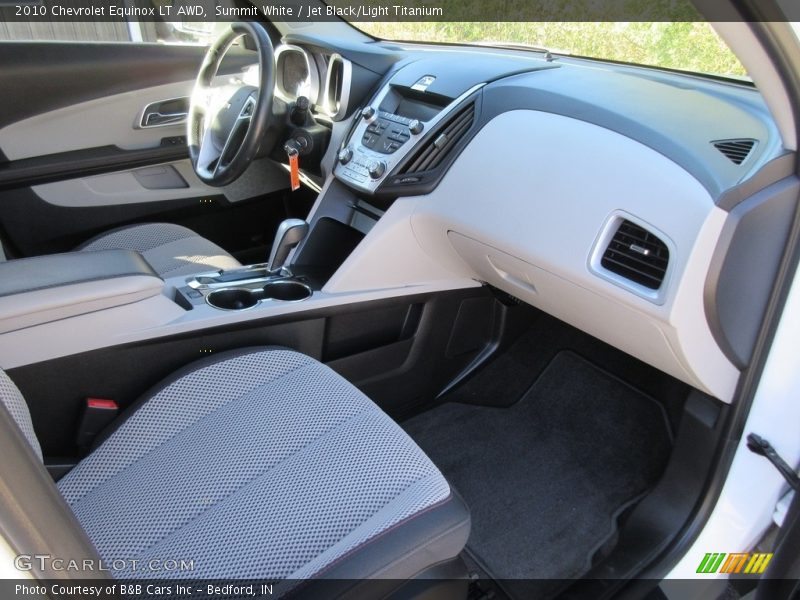 Summit White / Jet Black/Light Titanium 2010 Chevrolet Equinox LT AWD
