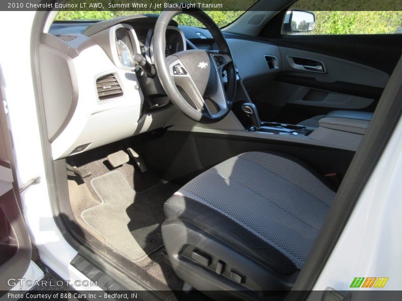 Summit White / Jet Black/Light Titanium 2010 Chevrolet Equinox LT AWD