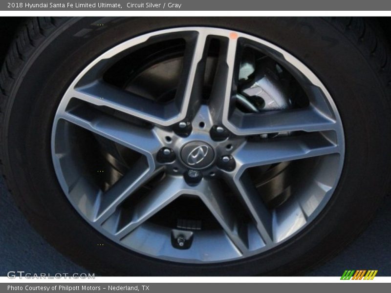 Circuit Silver / Gray 2018 Hyundai Santa Fe Limited Ultimate