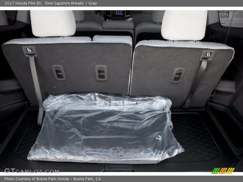 Steel Sapphire Metallic / Gray 2017 Honda Pilot EX