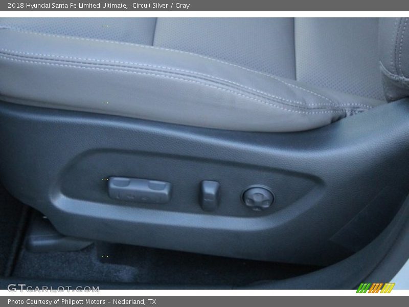 Circuit Silver / Gray 2018 Hyundai Santa Fe Limited Ultimate