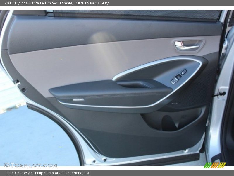 Circuit Silver / Gray 2018 Hyundai Santa Fe Limited Ultimate