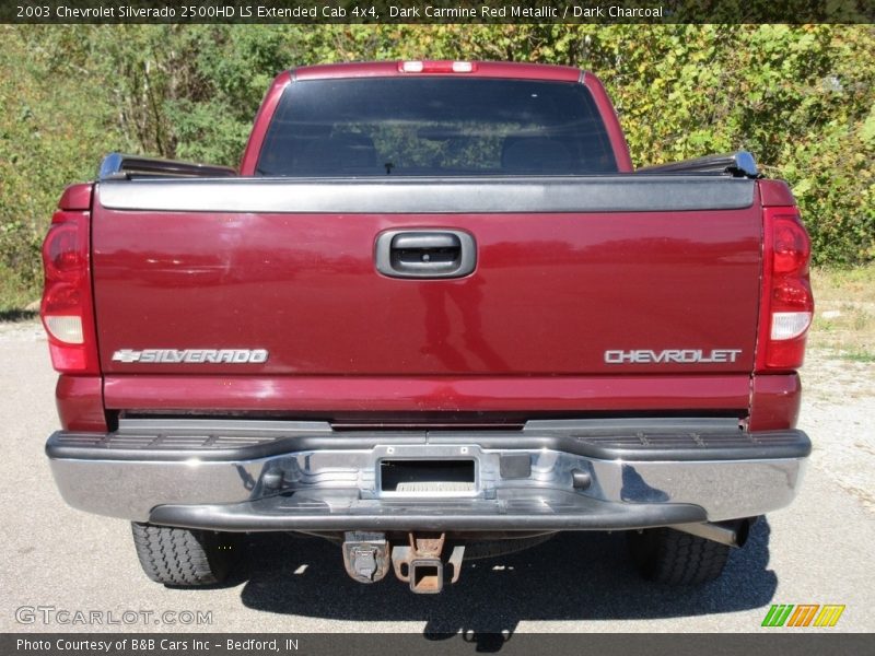 Dark Carmine Red Metallic / Dark Charcoal 2003 Chevrolet Silverado 2500HD LS Extended Cab 4x4