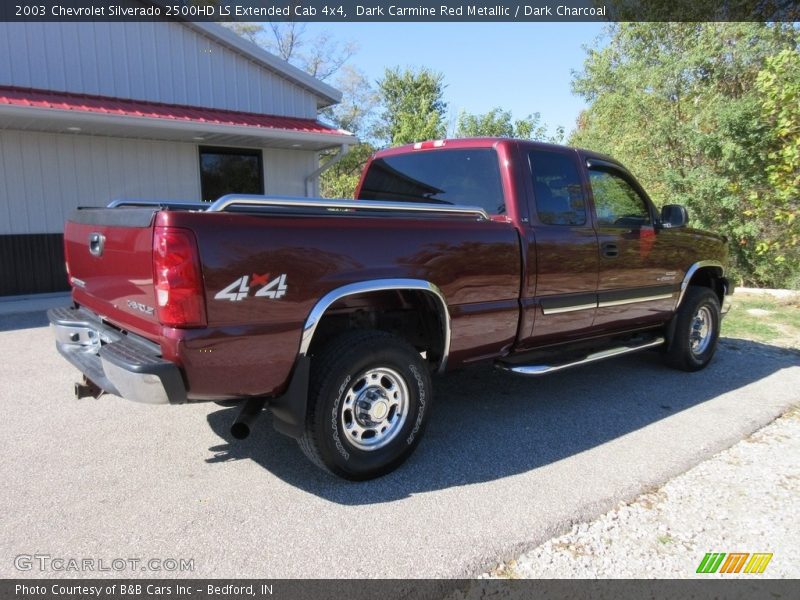 Dark Carmine Red Metallic / Dark Charcoal 2003 Chevrolet Silverado 2500HD LS Extended Cab 4x4