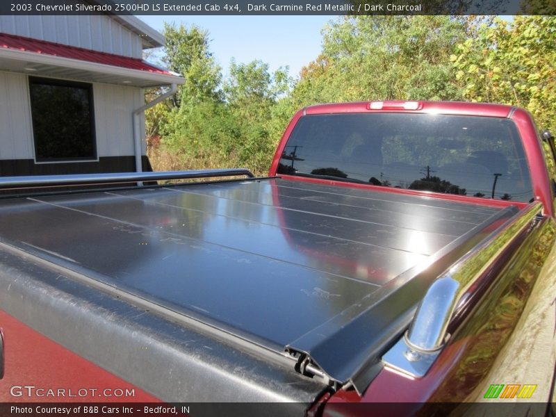 Dark Carmine Red Metallic / Dark Charcoal 2003 Chevrolet Silverado 2500HD LS Extended Cab 4x4